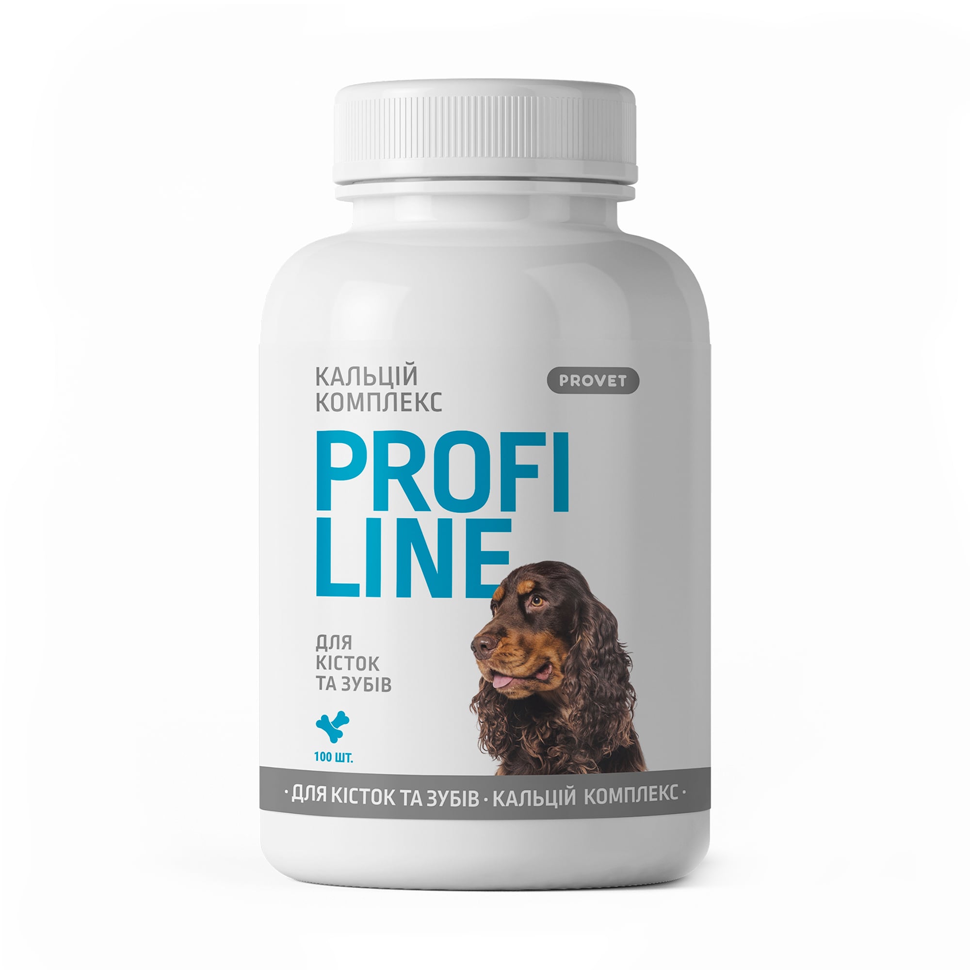 Вітаміни для собак в таблетках ProVET Profiline Кальцій комплекс для кісток та зубів, 100 шт